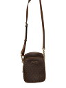 【中古】MICHAEL KORS◆ショルダーバッグ/レザー/BRW/ac-2105【バッグ】