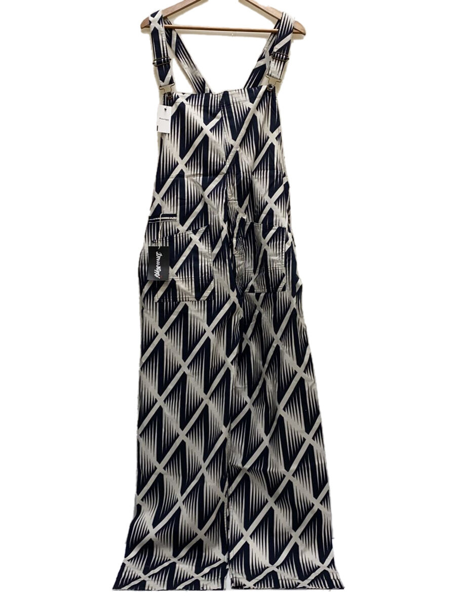 【中古】Dress hippy◆DH-ART DECO ALLS/オーバーオール/L/コットン/NVY/総柄【メンズウェア】