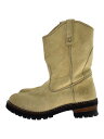 【中古】ALPHA INDUSTRIES◆エンジニアブーツ/27cm/ベージュ/スウェード【シューズ】