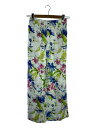 【中古】BLUE FRONCE◆ボトム/36/--/WHT/総柄【レディースウェア】
