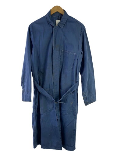 【中古】ショップコート/--/コットン/BLU/無地/60s/タグ欠損【メンズウェア】 【中古】ショップコート/--/コットン/BLU/無地/60s/タグ欠損【メンズウェア】