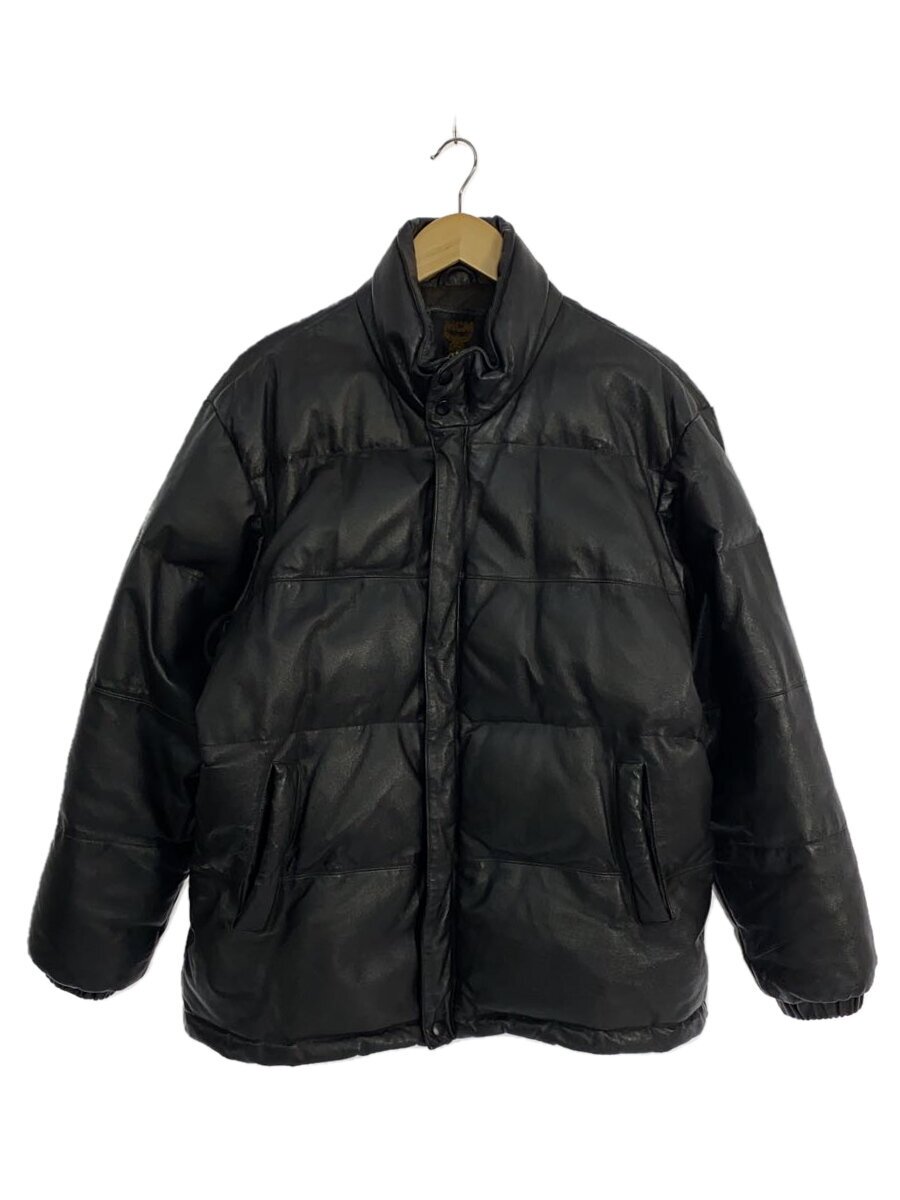 ヴィンテージMCM総柄シングルライダースジャケットL黒 2328476315892-01.jpg