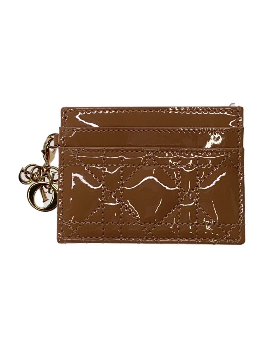 【中古】Christian Dior◆カードケース/--/BEG/無地/レディース【服飾雑貨他】