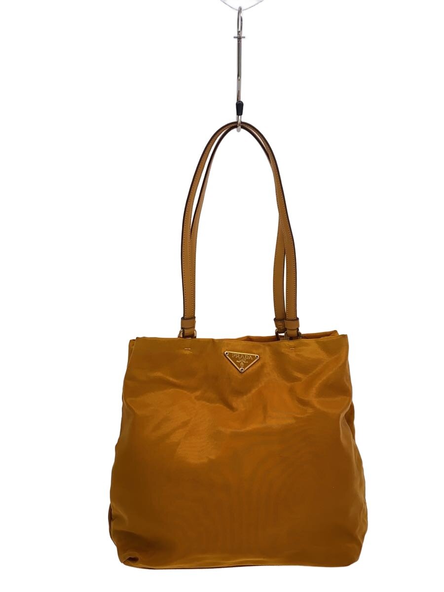 PRADA - 【中古】PRADA◆ハンドバッグ/ナイロン/ORN/無地【バッグ】