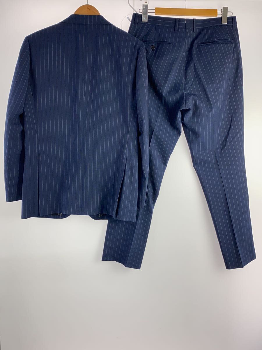 【中古】nano universe◆セットアップ/48/ウール/NVY/ストライプ/NUD81SUT501TN【メンズウェア】
