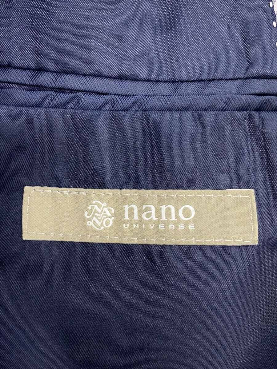 【中古】nano universe◆セットアップ/48/ウール/NVY/ストライプ/NUD81SUT501TN【メンズウェア】