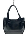 【中古】DAKOTA◆トートバッグ/レザー/BLK/無地【バッグ】
