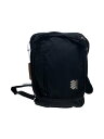 【中古】MADDEN◆リュック/ナイロン/BLK/無地【バッグ】