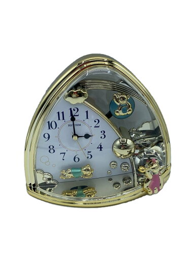 【中古】RHYTHM◆ファンタジー762SR/時計/アナログ/GLD/4SG762SR18【インテリア小物・日用雑貨】 【中古】RHYTHM◆ファンタジー762SR/時計/アナログ/GLD/4SG762SR18【インテリア小物・日用雑貨】