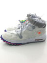 【中古】NIKE◆DD6290-100/AIR FORCE 1 MID SP_エアフォース 1 ミッド SP/28cm/WHT/白/【シューズ】