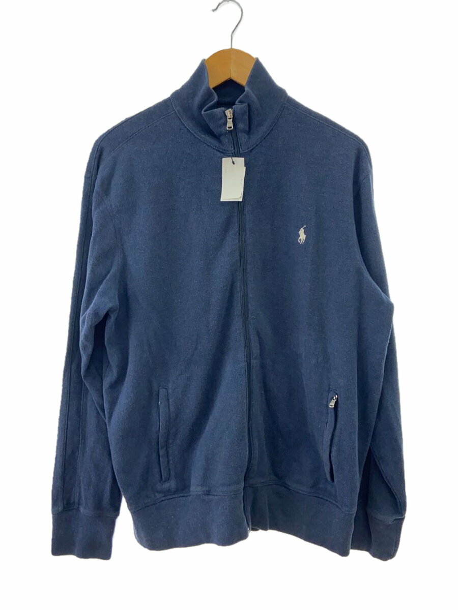 【中古】POLO RALPH LAUREN◆ジャケット/L/コットン/NVY【メンズウェア】