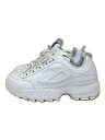【中古】FILA◆シューズ/26cm/WHT【シューズ】
