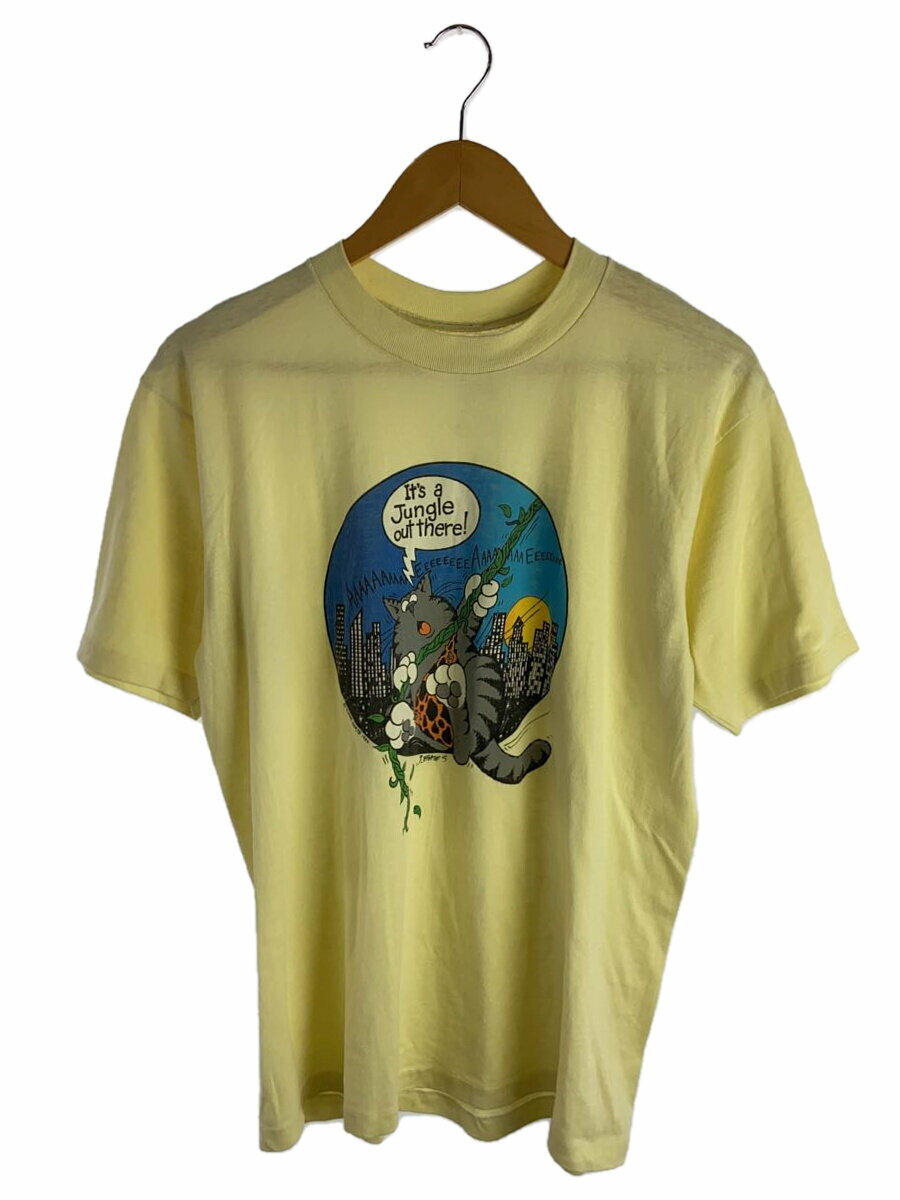 【中古】Tシャツ/--/コットン/イエロー【メンズウェア】