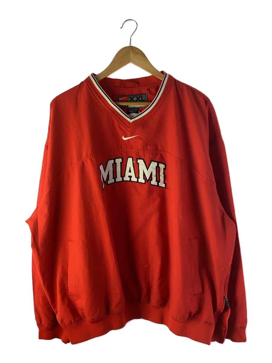 【中古】NIKE◆トップス/XXL/ナイロン/RED/12307X【メンズウェア】