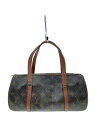 【中古】LOUIS VUITTON◆1)パピヨン30_モノグラム・キャンバス_BRW/PVC/BRW【バッグ】