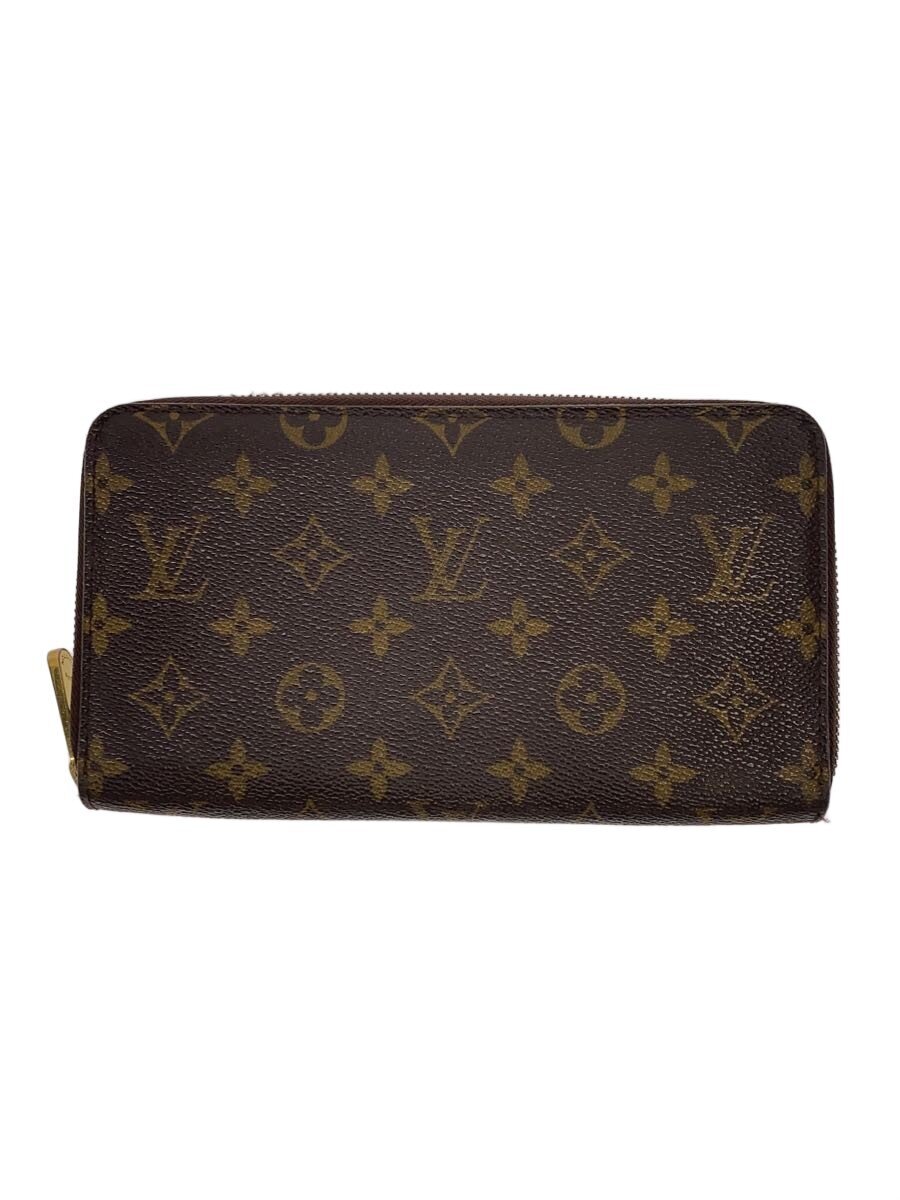 Rakuten - 【中古】LOUIS VUITTON◆2)ジッピー・ウォレット_モノグラム・キャンバス/PVC/BRW/レディース【服飾雑貨他】