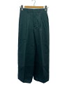 【中古】ENFOLD◆ワイドパンツ/38/ウール/GRN/300FA131-1840【レディースウェア】