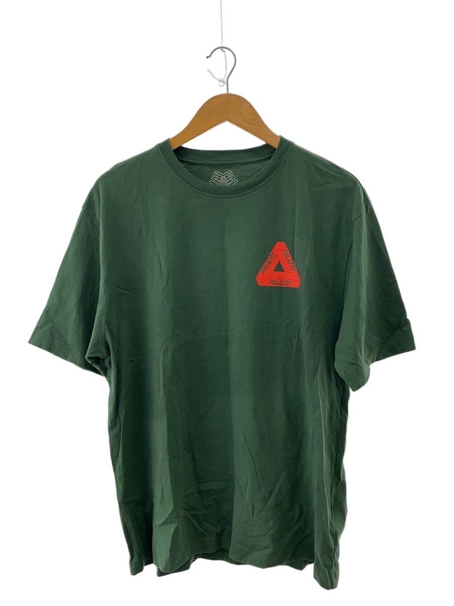 PALACE◆TRI LINGUAL T-SHIRT/Tシャツ/L/コットン/GRN