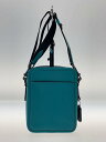 【中古】COACH◆CP178/クロスボディバッグ/ショルダー/レザー/BLU/ロゴ【バッグ】