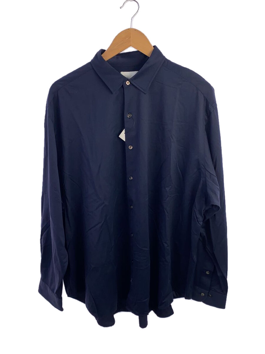 【中古】KANEMASA PHIL.◆長袖シャツ/M/コットン/BLK/KM25S-018【メンズウェア】