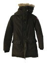 【中古】CANADA GOOSE◆Bronte Parka/XS/ポリエステル/KHK/無地/260 ...