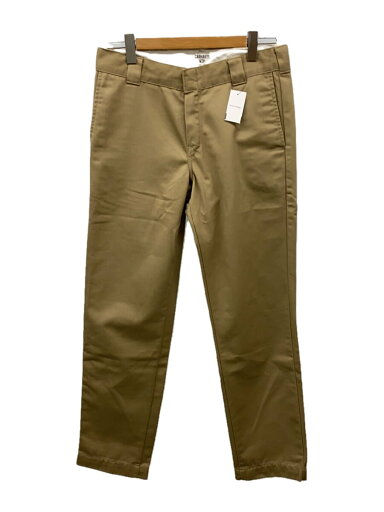 【中古】Carhartt◆ボトム/30/ポリエステル/BEG/MASTER PANT【メンズウェア】 【中古】Carhartt◆ボトム/30/ポリエステル/BEG/MASTER PANT【メンズウェア】