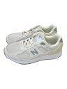 【中古】NEW BALANCE◆ローカットスニーカー/24.5cm/CRM/スウェード/WW1880O1【シューズ】