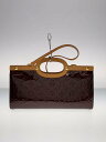 【中古】LOUIS VUITTON◆ロクスバリー・ドライブ_モノグラム・ヴェルニ_BRD/エナメル/ボルドー【バッグ】(4)