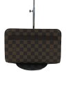 【中古】LOUIS VUITTON◆サンルイ_ダミエ・エベヌ_BRW/PVC/BRW/FL0095/NL0095/ルイヴィトン【バッグ】