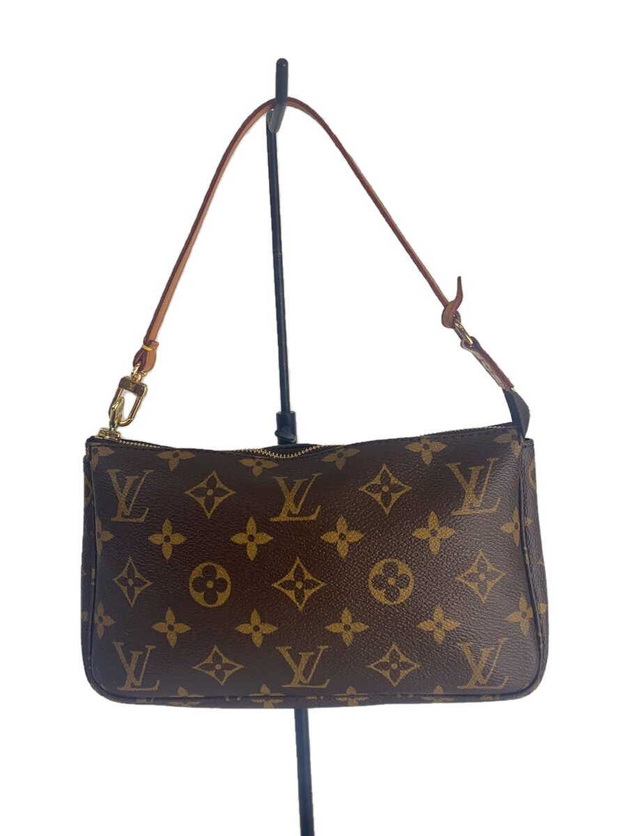 【中古】LOUIS VUITTON◆2)ポシェット・アクセソワール_モノグラム・キャンバス/ブラウン//【バッグ】