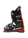 【中古】NORDICA◆ノルディカ/Speedmachine 100 / 2/Ski Boot Mens/ブラック/レッド【スポーツ】