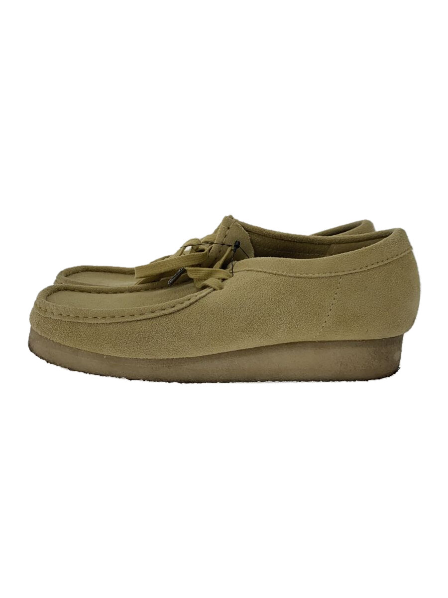 【中古】Clarks◆ローファー/25.5cm/KHK/スウェード/261555157070//【シューズ】