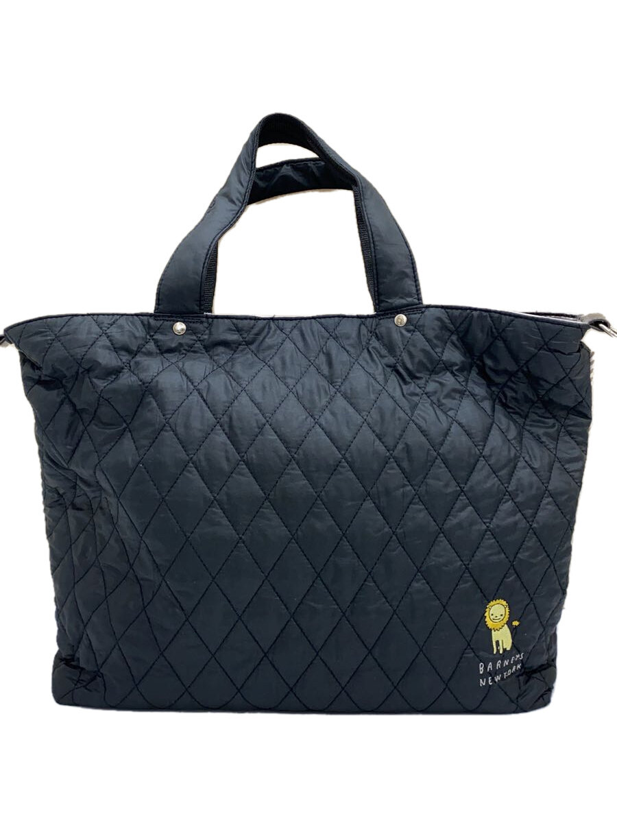 【中古】BARNEYS NEWYORK◆ショルダーバッグ/--/BLK/無地//【バッグ】