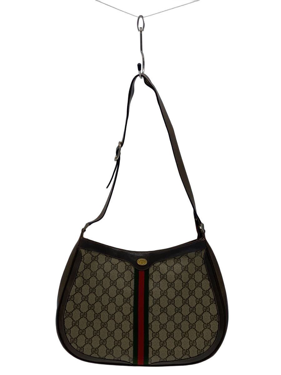 GUCCI - 【中古】GUCCI◆ショルダーバッグ/--/BEG/72・02・019【バッグ】