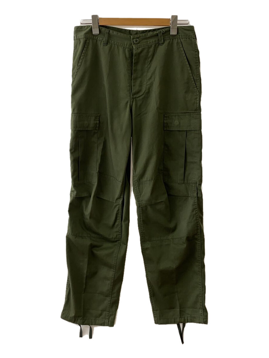 【中古】MILITARY◆カーゴパンツ/M/コットン/GRN//【メンズウェア】
