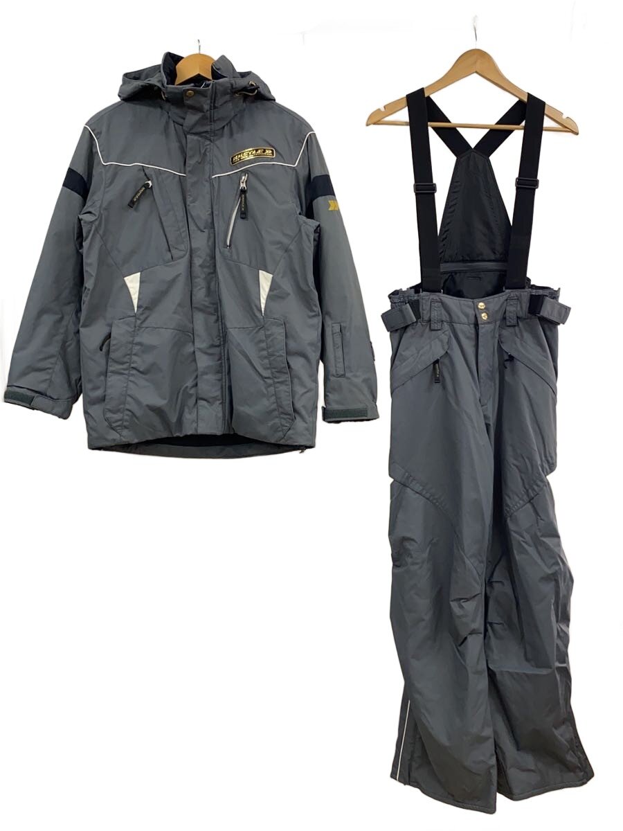 【中古】KASTLE/セットアップウェアー/L/グレー/08KMJ782/08KMP781【スポーツ】