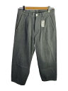 【中古】Graphpaper◆20SS/ColorfastDenimTwoTuckPants/ボトム/1/コットン/GRY/GU231-40116B【メンズウェ...