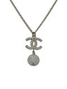 【中古】CHANEL◆ネックレス/--/SLV/トップ有/レディース【服飾雑貨他】