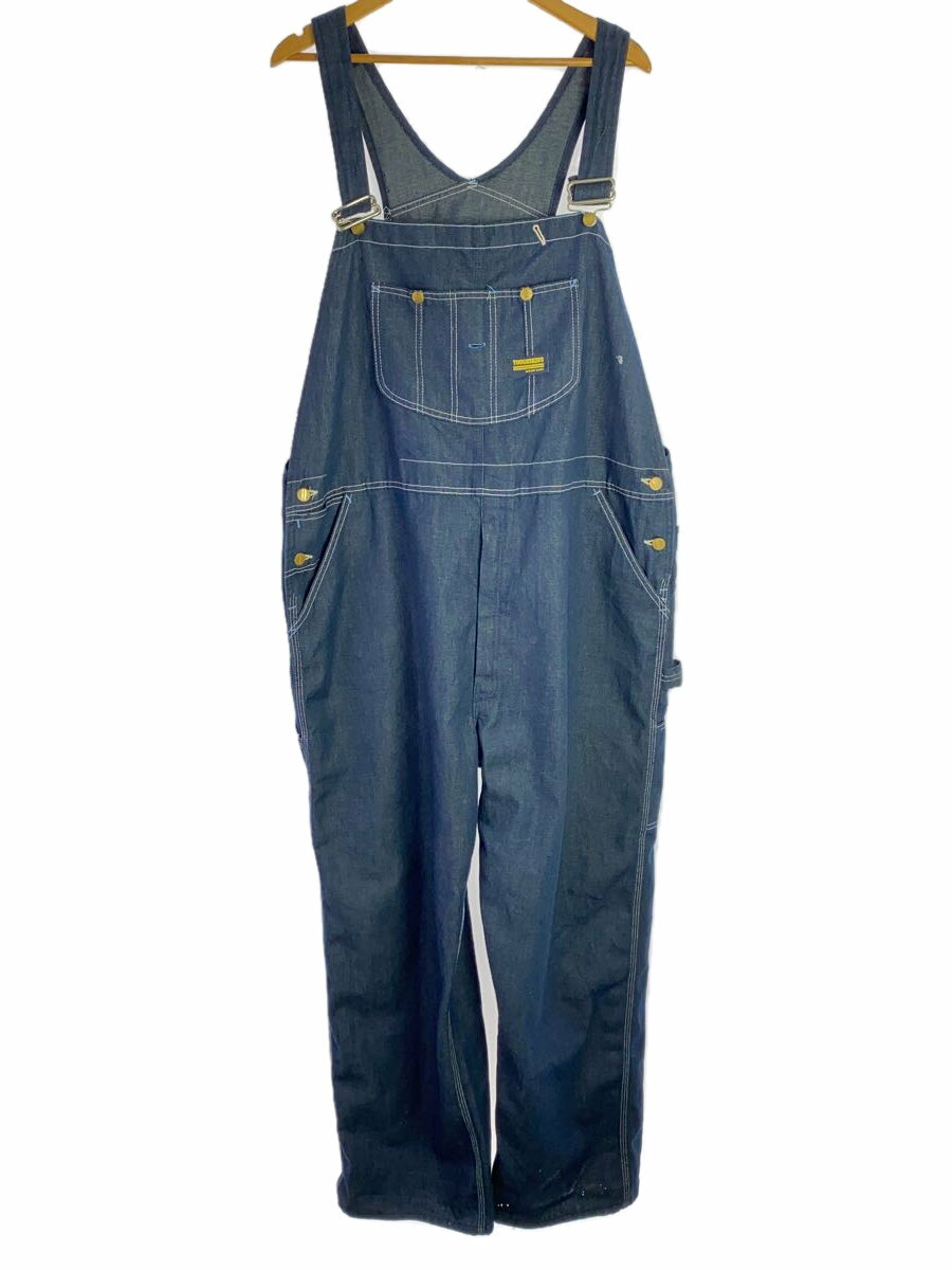 【中古】sears◆オーバーオール/46/ポリエステル/IDG/無地//【メンズウェア】