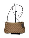 【中古】COACH◆クラッチバッグ_シグネチャー/キャンバス/CML【バッグ】