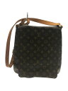 【中古】LOUIS VUITTON◆ミュゼット_モノグラム_BRW/PVC/BRW【バッグ】