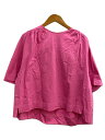 【中古】DRAWER◆半袖カットソー/2/コットン/PNK/65172990606//【レディースウェア】