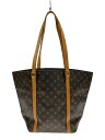 【中古】LOUIS VUITTON◆サック・ショッピング/M51108/トートバッグ/モノグラム/BRW/PVC/LV【バッグ】