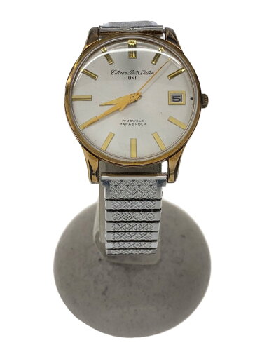 【中古】CITIZEN◆自動巻腕時計/アナログ/ステンレス/WHT/SLV/SS【服飾雑貨他】 【中古】CITIZEN◆自動巻腕時計/アナログ/ステンレス/WHT/SLV/SS【服飾雑貨他】