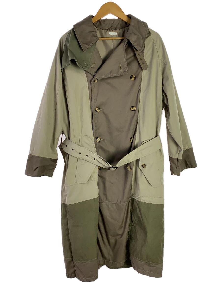 SEEALL◆RECONSTRUCTED TRENCH COAT/トレンチコート/FREE/コットン/BEG/SAU13 TR601