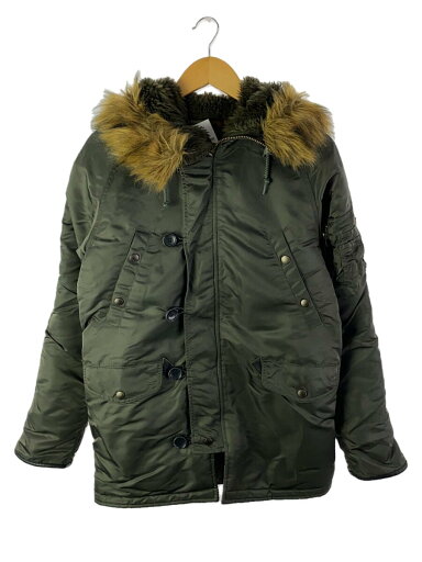 【中古】ALPHA INDUSTRIES◆フライトジャケット/S/ナイロン/KHK/20094-8559【メンズウェア】 【中古】ALPHA INDUSTRIES◆フライトジャケット/S/ナイロン/KHK/20094-8559【メンズウェア】