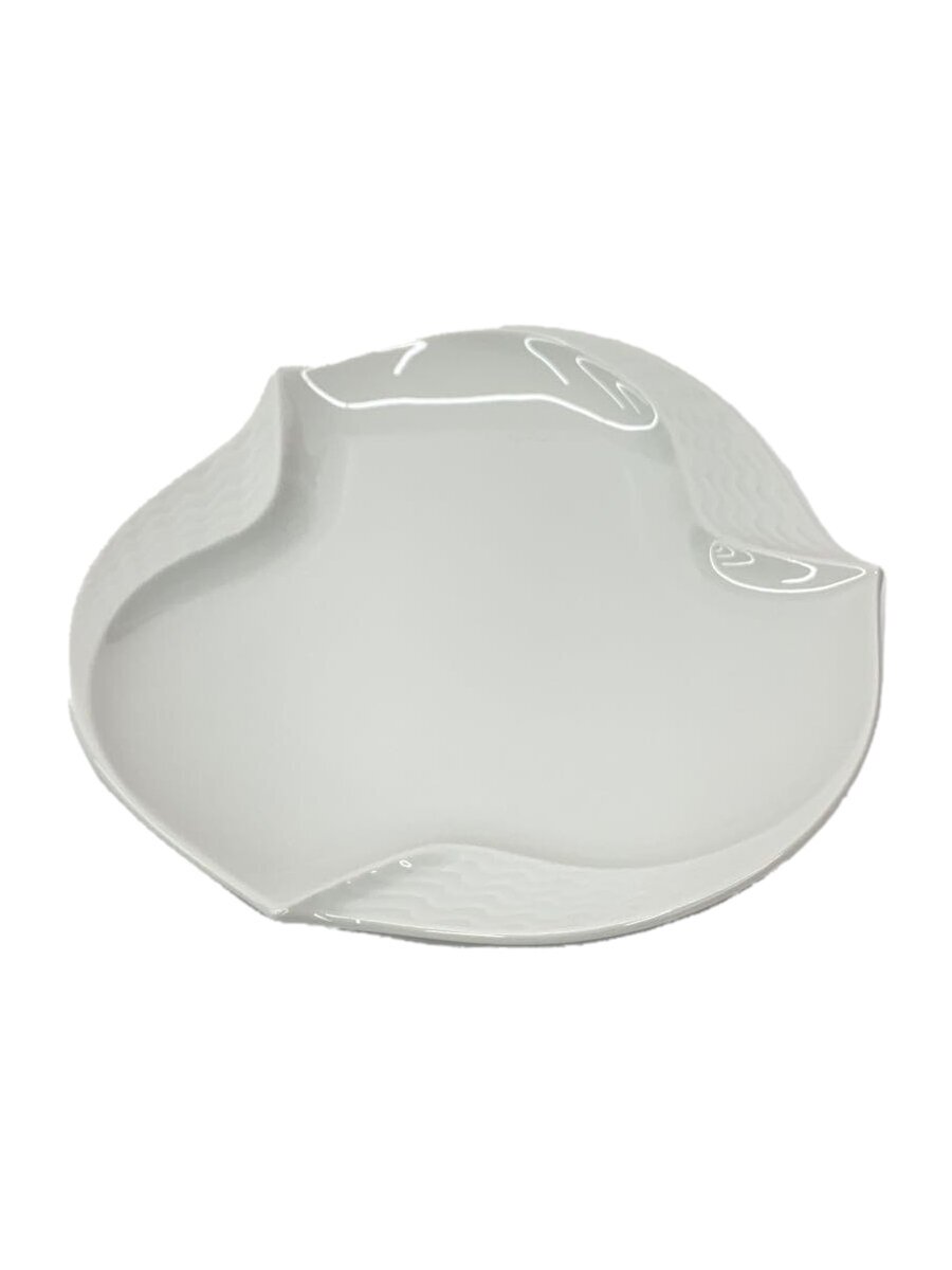 【中古】Meissen◆プレート/WHT【キッチン用品】