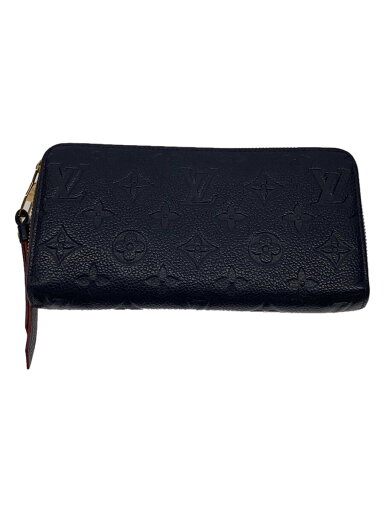 【中古】LOUIS VUITTON◆ジッピー・ウォレット_モノグラム・アンプラント_NVY/牛革/NVY/総柄/レディース【服飾雑貨他】 【中古】LOUIS VUITTON◆ジッピー・ウォレット_モノグラム・アンプラント_NVY/牛革/NVY/総柄/レディース【服飾雑貨他】