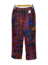 【中古】TUITACI◆Vintage Lace Velvet Pants/1/レーヨン/マルチカラー/総柄/T24SS-PT02【メンズウェア】