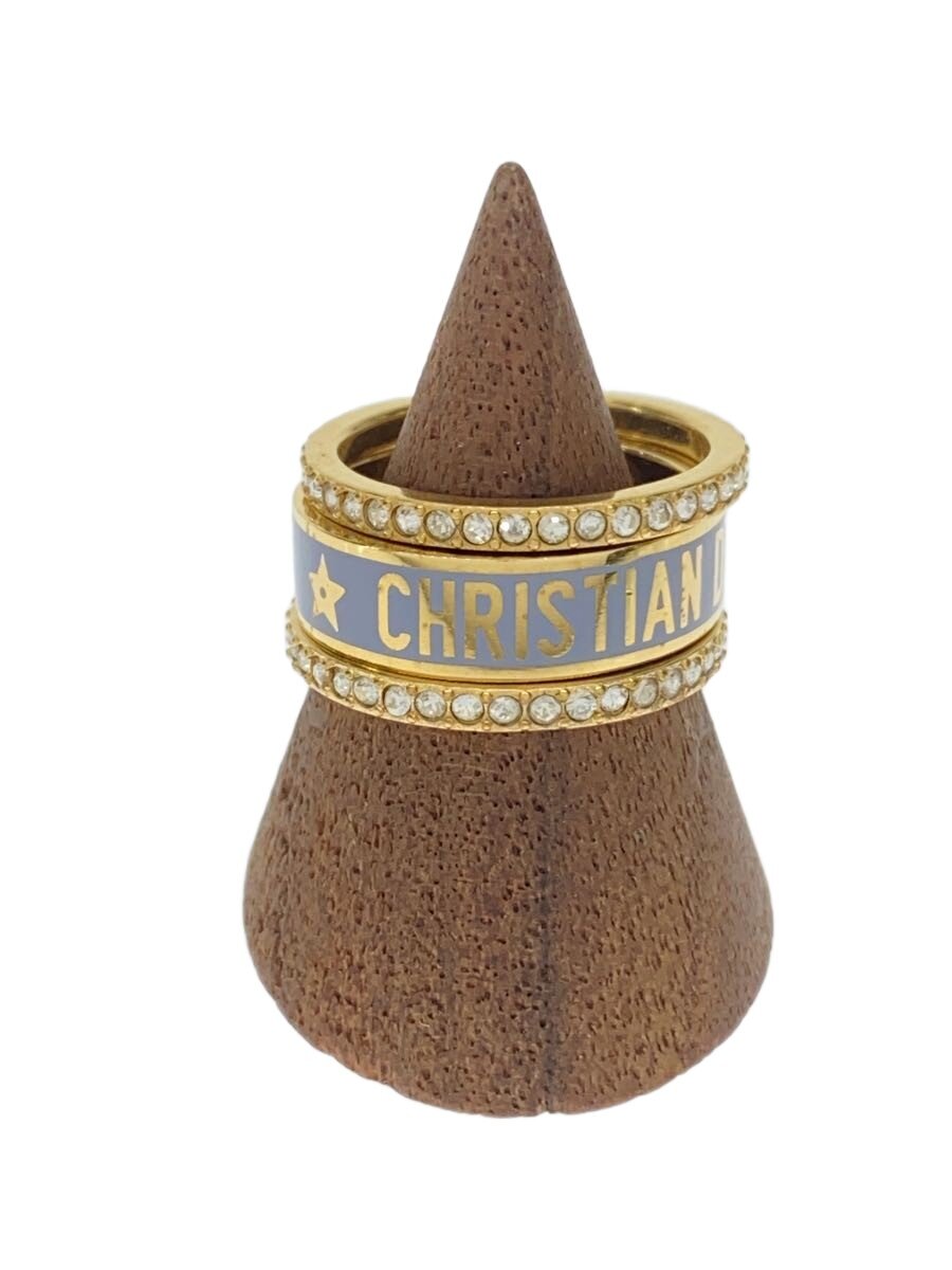 【中古】Christian Dior◆night code/3連/リング/--/12号/GLD/レディース//【服飾雑貨他】